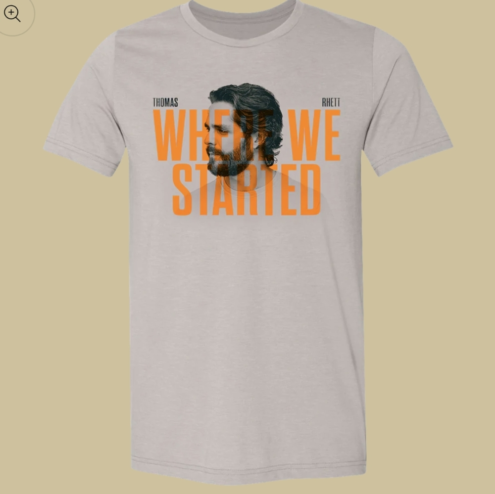 Thomas Rhett Where We Started T-shirt